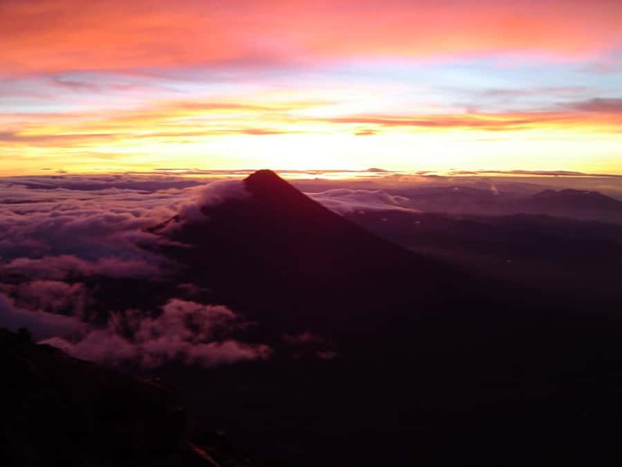 1 Day Acatenango Volcano Hike from Antigua - The three-hour descent to La Soledad
