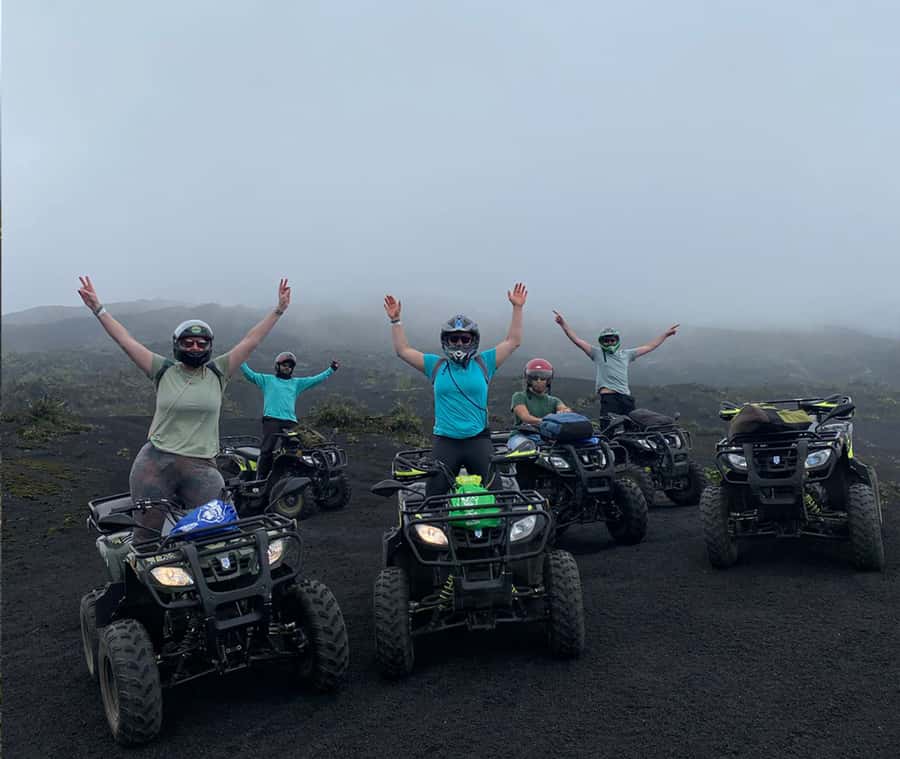 Antigua: Pacaya Volcano ATV Tour - Calderas Lagoon and the turquoise water