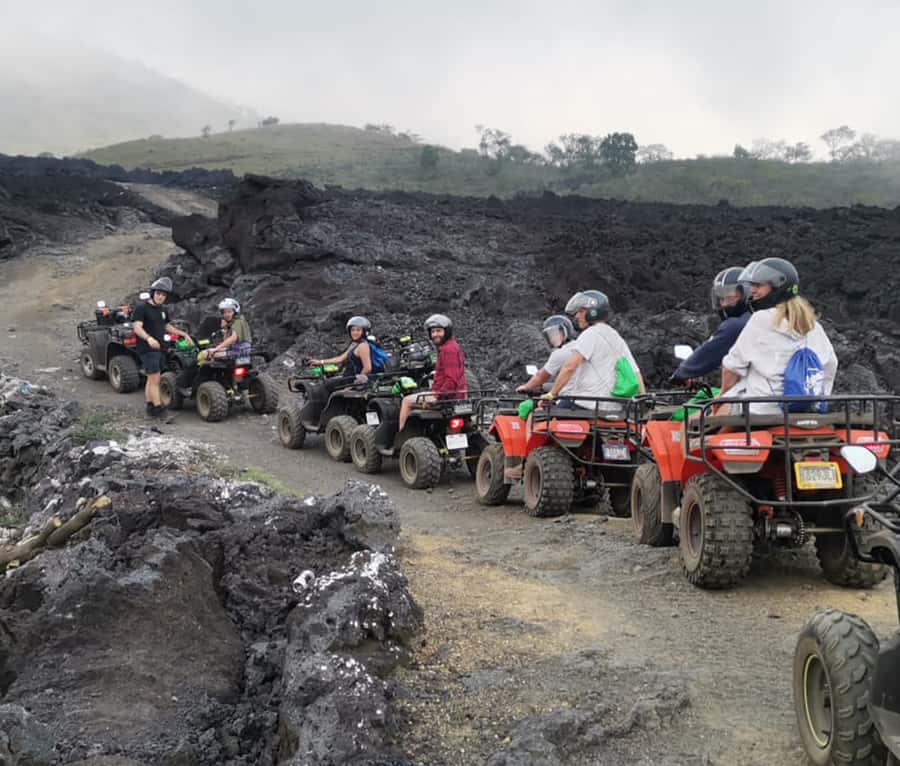 Antigua: Pacaya Volcano ATV Tour - Riding through villages and forest trails