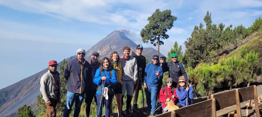 From Antigua: Adventure, 2-Day Hiking to Acatenango Volcano - Reaching base camp above the clouds