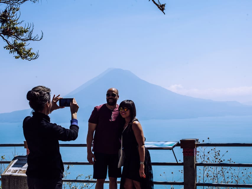 From Guatemala City: Chichicastenango and Lake Atitlan - Panajachel and the first look at Lake Atitlán