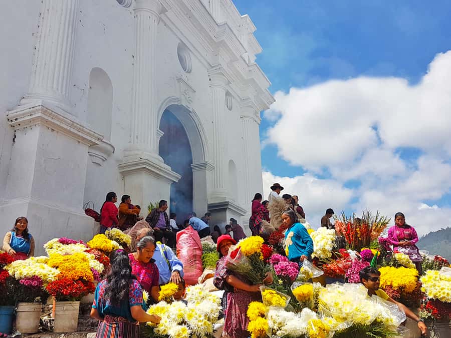 From Guatemala City: Chichicastenango and Lake Atitlan - Entering Chichicastenango Market on Thursday or Sunday