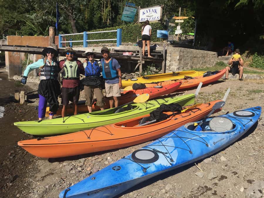 Kayak Hike Adventure. Visit Tzununa, Jaibalito, Santa Cruz - Starting at the Los Elementos Adventure Center