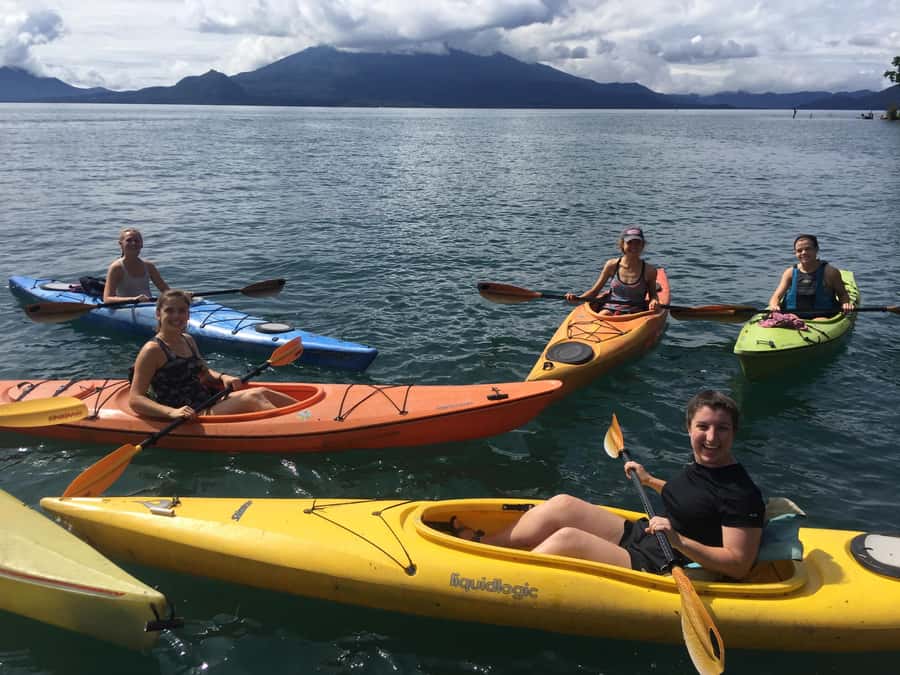 Kayak Hike Adventure. Visit Tzununa, Jaibalito, Santa Cruz - Walking the old paths through Tzununa