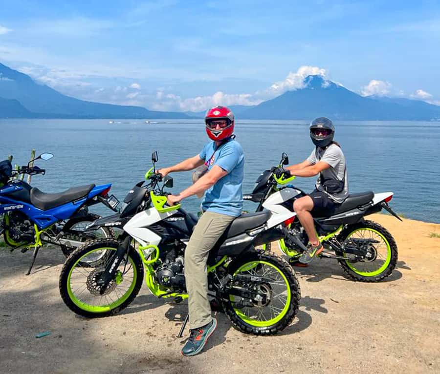 Lake Atitlán Motorcycle Adventure - Village stops and lake viewpoints