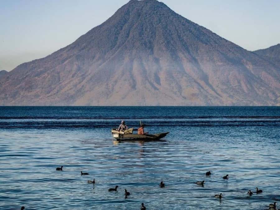 One-day tour from Antigua to Lake Atitlán - San Juan La Laguna, weaving, and natural dyes