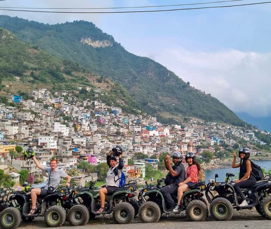 Panajachel: Lake Atitlan Villages ATV Tour - Leaving Panajachel for Santa Catarina Palopo