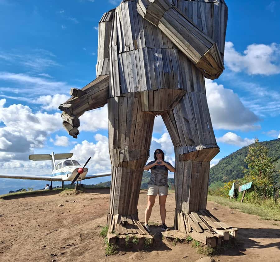 Sky high ATV adventure - Hiking, giant figures, and the Alta Mira HANDS