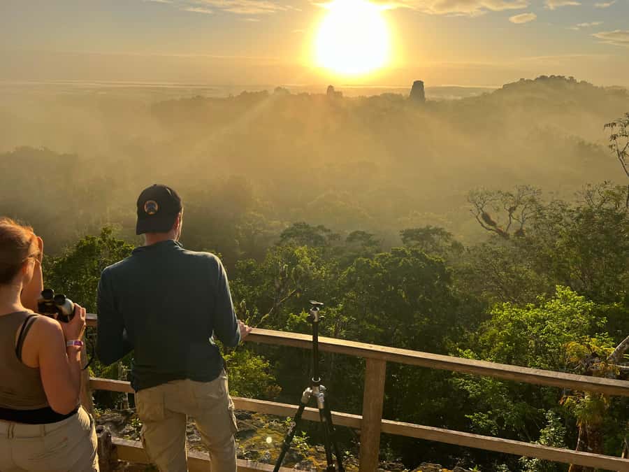 Tikal Sunrise, Archeological focus and Wildlife Spotting - Starting before dawn in Petén