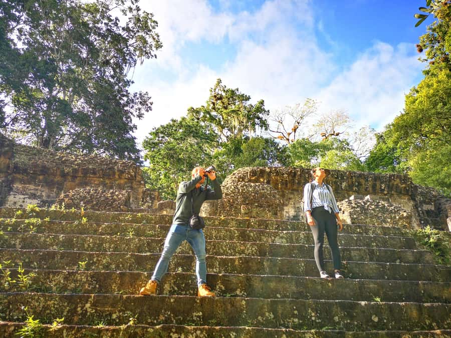 Tikal Sunrise, Archeological focus and Wildlife Spotting - The Central Acropolis and royal life